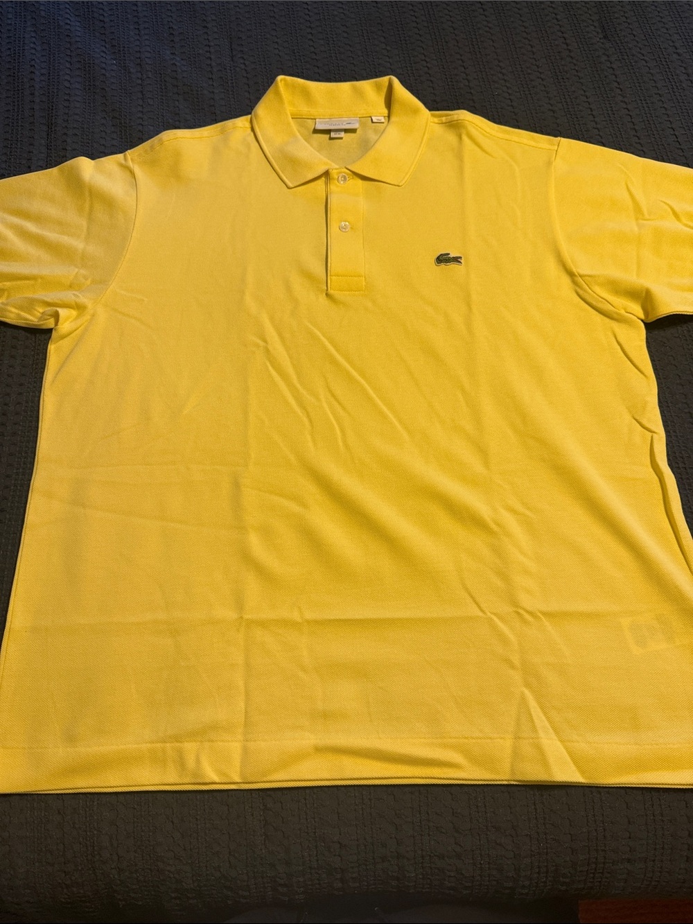 Lacoste Men’s Bright Yellow Signature Polo
